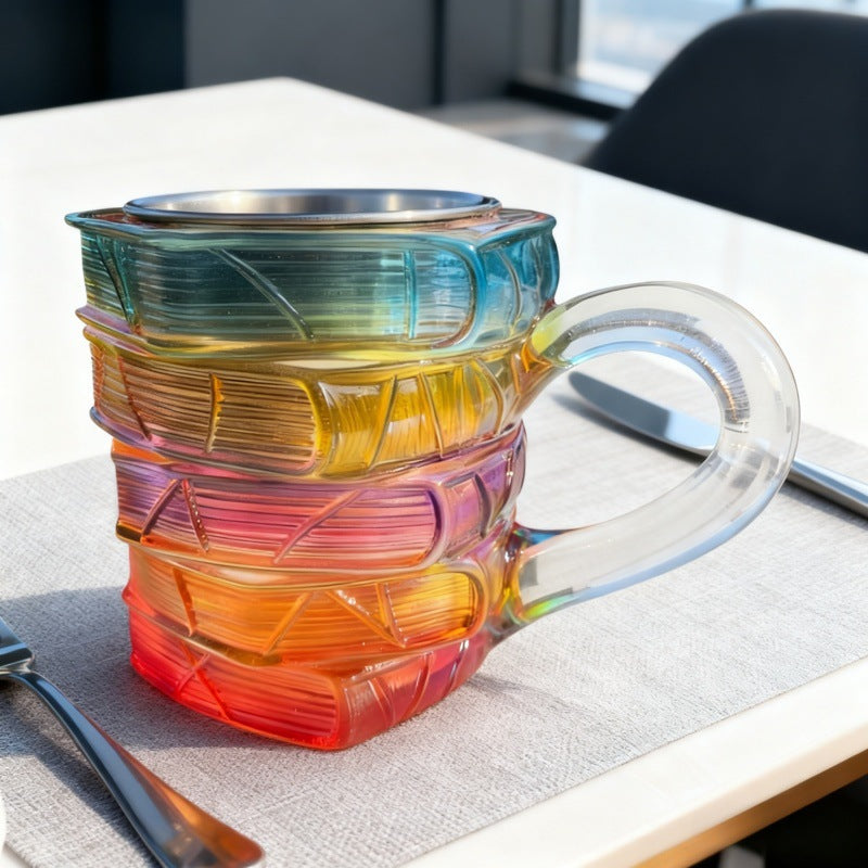 Nouveau produit transfrontalier à succès : Peinture de livre Tasse créative, Tasse à café, Livres, Livre