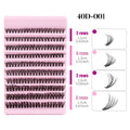 Nouveau volume D faux cils en gros livres de cils DIY épais 10 rangées grande capacité mélange naturel courbé ne blesse pas les yeux