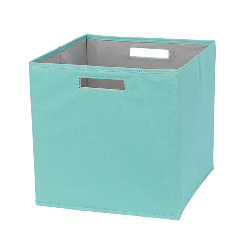 Boîte de rangement pliable multifonctionnelle : jouets, manuels scolaires, vêtements, rangement domestique quotidien, bibliothèque en tissu écossais.