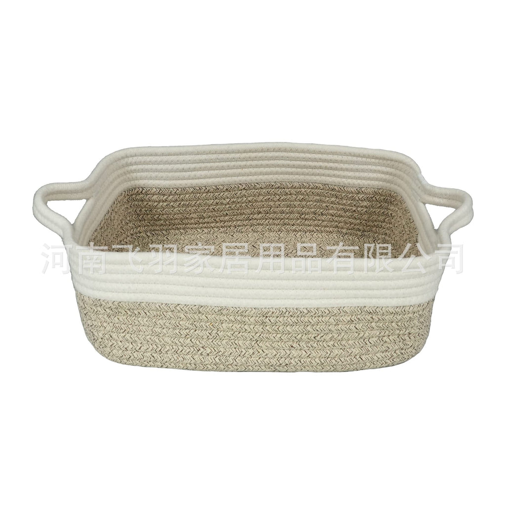 Fabricant SOURCE professionnel fournisseur Amazon jouets pour animaux de compagnie en coton tressé panier de rangement pour la maison, livres et magazines, divers