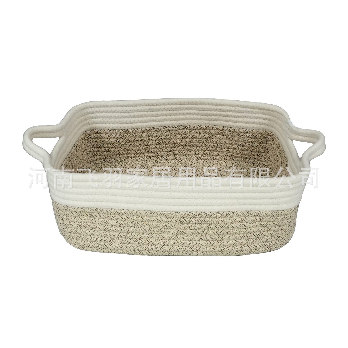 SOURCE manufacturer professional Amazon supplier bottom cotton string woven pet toys home books and magazines sundries storage basket