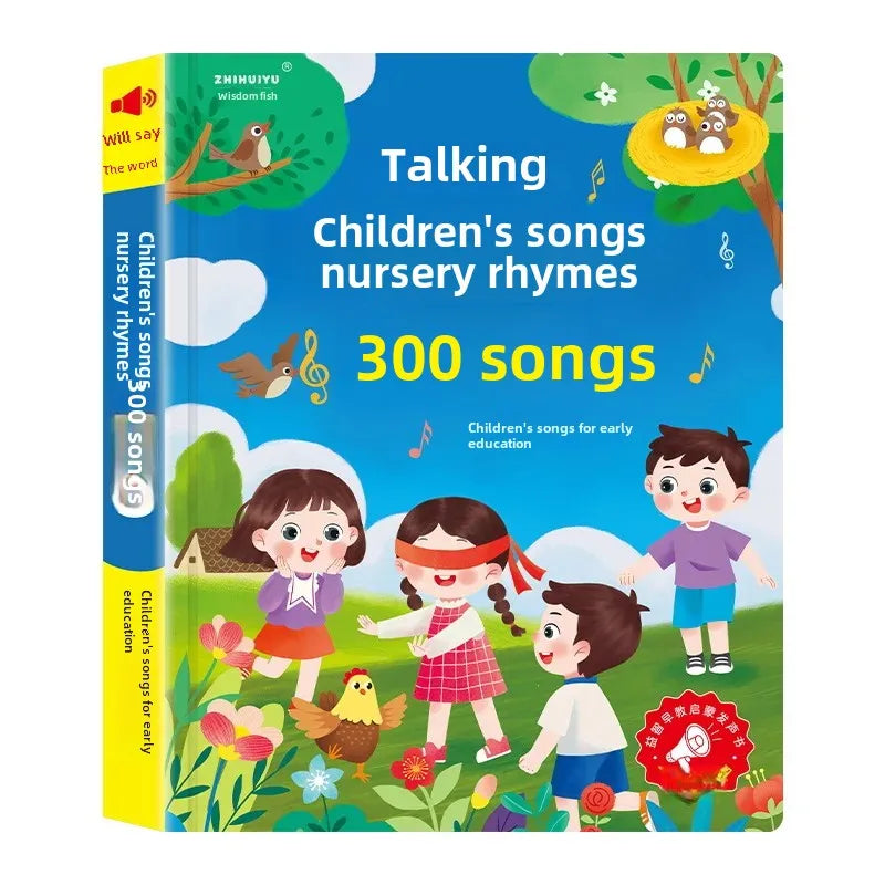 Zhihuiyu - 300 chansons et comptines pour enfants, livres éducatifs de prononciation pour l'éveil des enfants de 2 à 11 ans