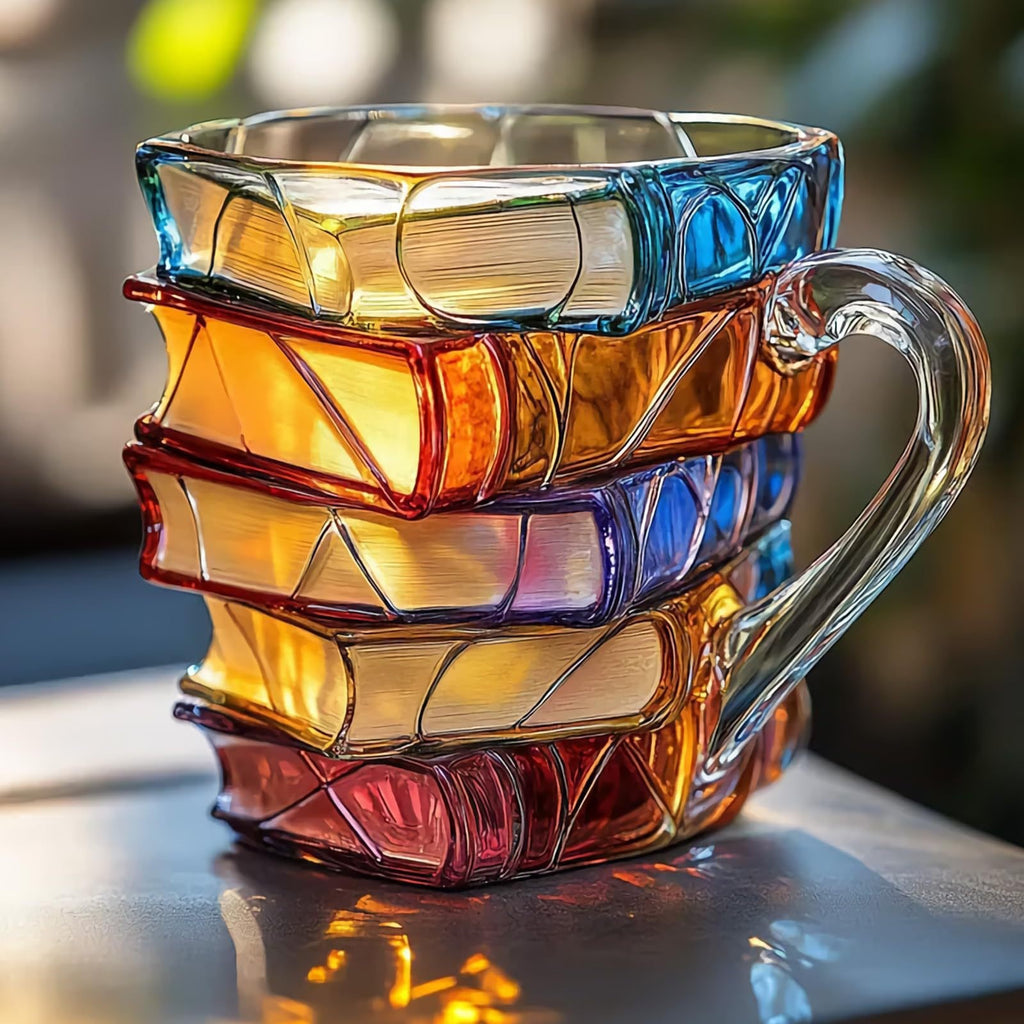 Nouveau produit transfrontalier à succès : Peinture de livre Tasse créative, Tasse à café, Livres, Livre