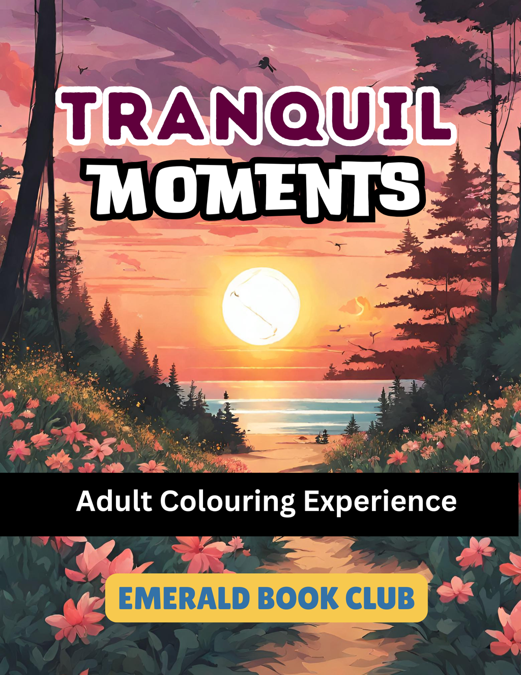 Livre de coloriage pour adultes Moments de sérénité