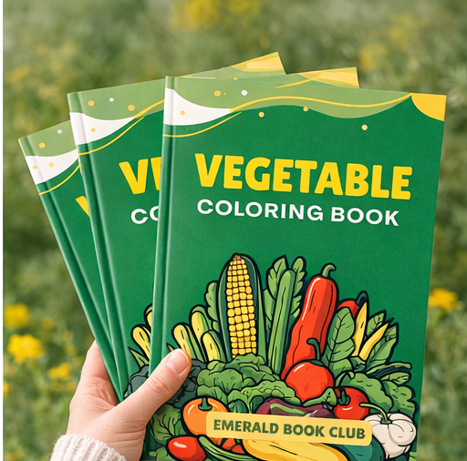 Vegetable Coloring Book