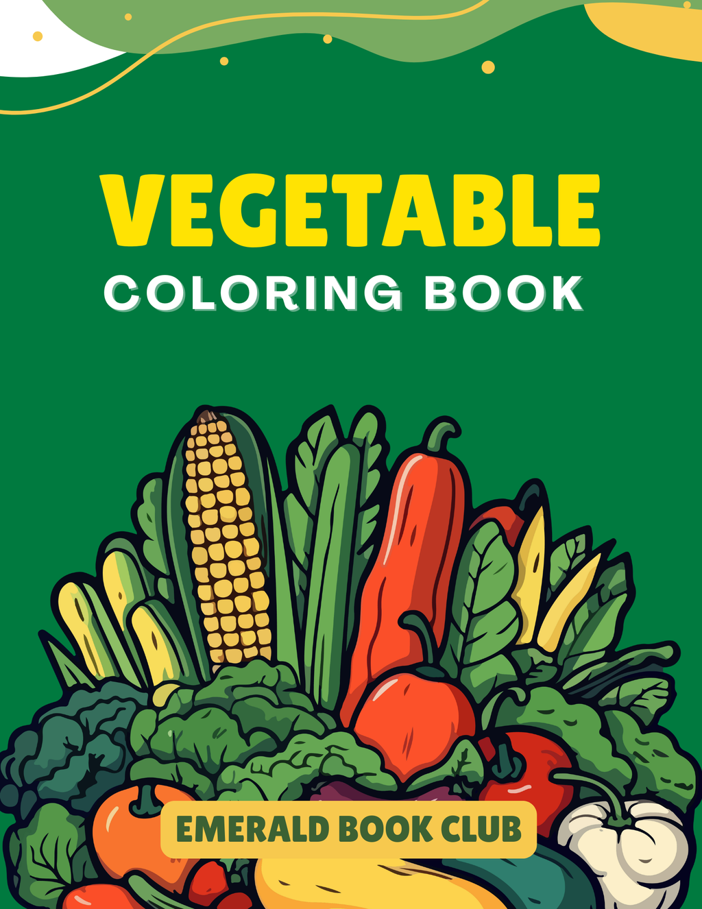 Livre de coloriage de légumes