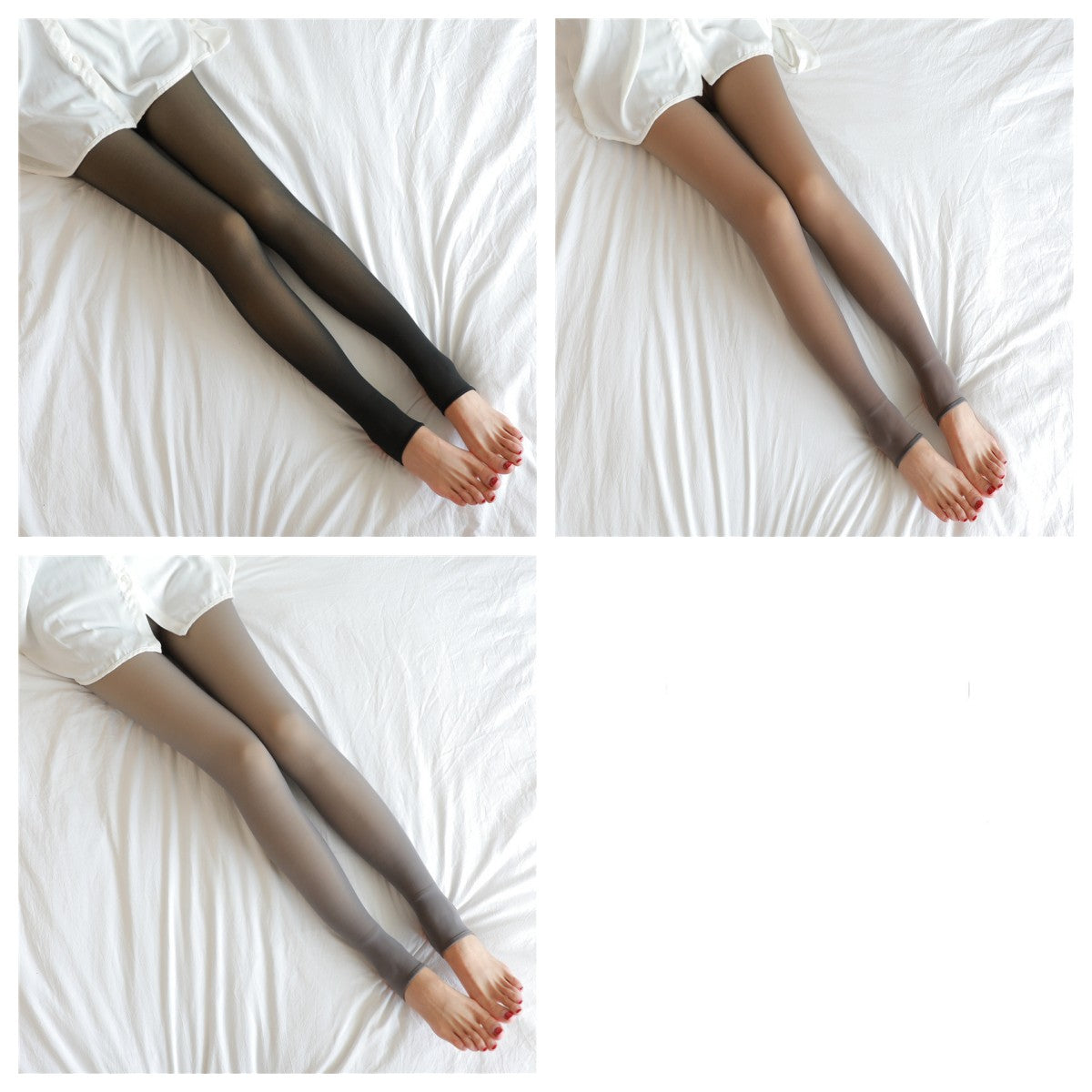 Collant polaire grande taille opaque effet transparent, collant chaud doublé polaire pour l'automne et l'hiver, collant polaire femme, collant thermique d'hiver