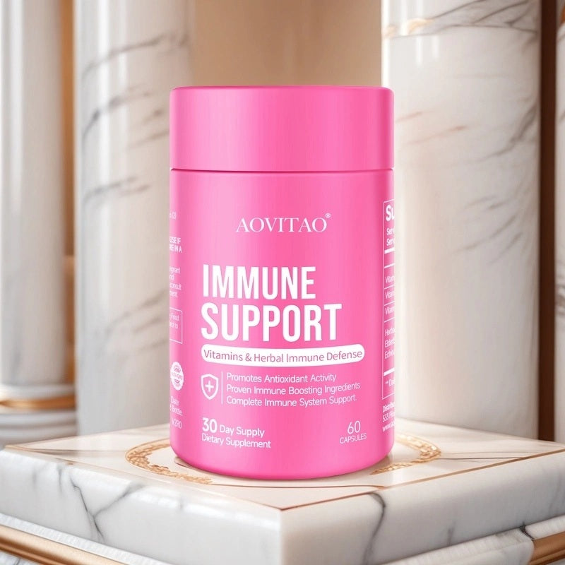 Complément de vitamines pour le système immunitaire et stimulant de défense immunitaire à base de plantes naturelles, et complément de champignons avec Crinière de lion, Reishi, Chaga, Cordyceps, Queue de dinde et plus