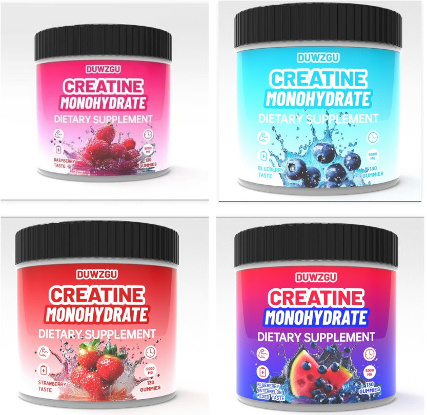 Complexe de bonbons gélifiés à la créatine monohydrate Contient de la L-carnitine et de la taurine