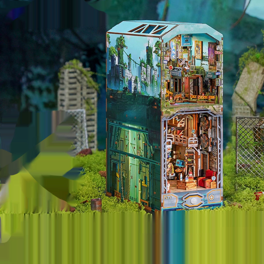 Assemblage 3D fait main de livres stéréoscopiques