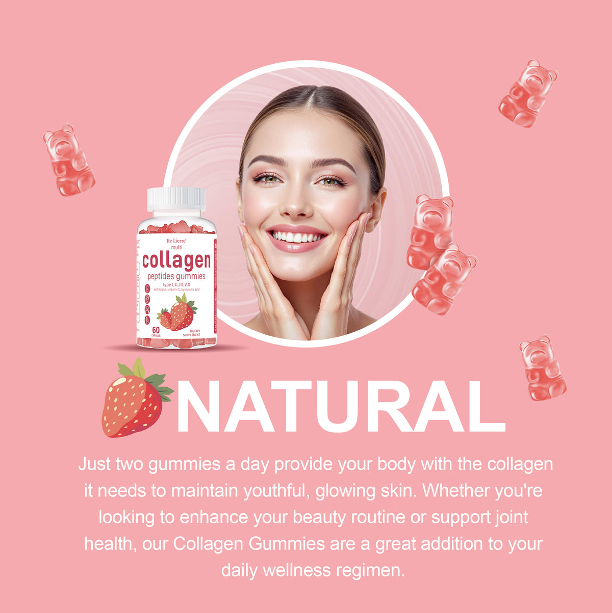 Gummies de peptides de collagène