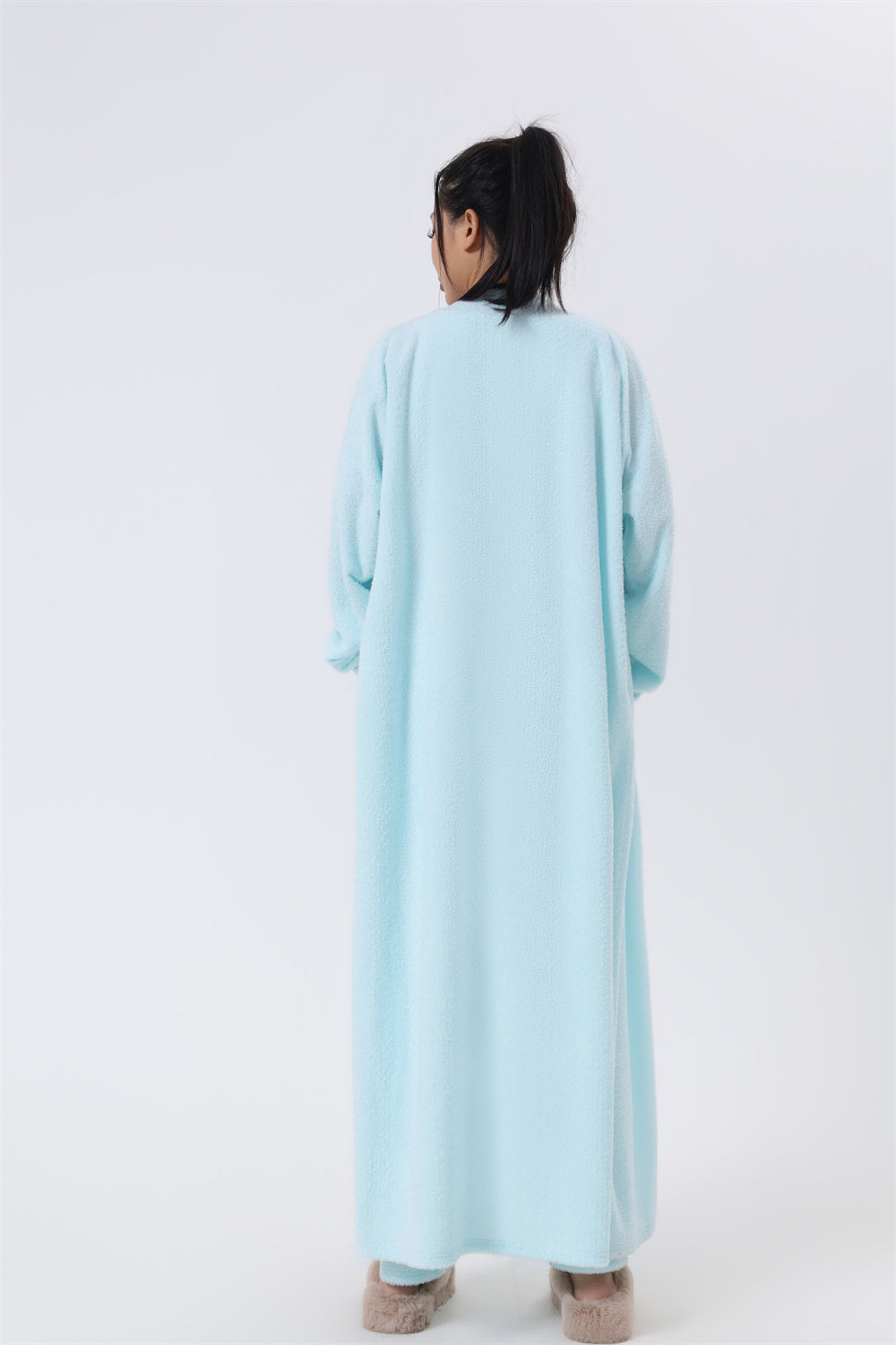 Ensemble de pyjama douillet, Ensemble de détente 3 pièces, Joli vêtement de détente, Ensembles de survêtement chauds, Ensemble assorti, Ensemble de détente, Ensembles de pantalons 3 pièces, Robe d'hiver femme